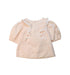 A Pink Long Sleeve Tops from Chloe in size 6T for girl. (Front View)