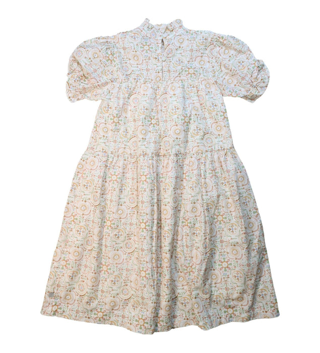 A Multicolour Short Sleeve Dresses from Petite Lucette in size 8Y for girl. (Back View)