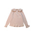 A Pink Long Sleeve Tops from Laranjinha in size 5T for girl. (Back View)