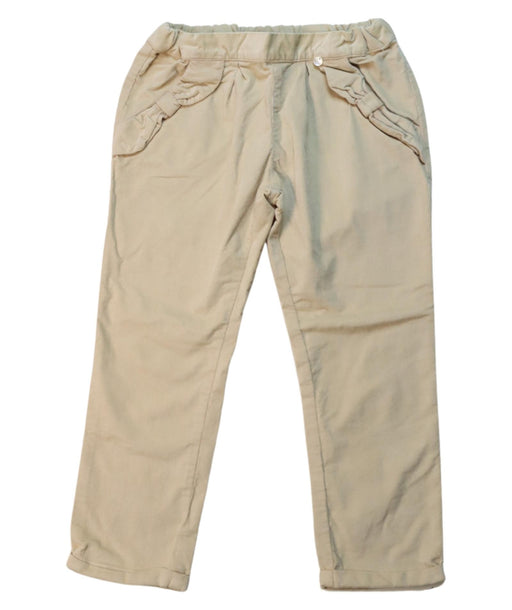 A Beige Casual Pants from Purete du... Bebe in size 6T for girl. (Front View)