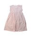 A Pink Sleeveless Dresses from Les Enfantines in size 8Y for girl. (Back View)