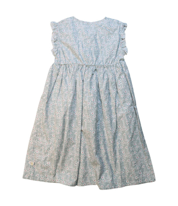 A Multicolour Sleeveless Dresses from Les Enfantines in size 8Y for girl. (Back View)