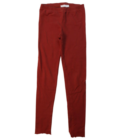 A Red Leggings from Les Enfantines in size 8Y for girl. (Front View)