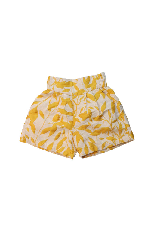 A Yellow Shorts from Excuse My French in size 10Y for girl. (Front View)