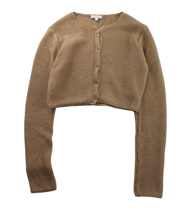 A Brown Cardigans from Chloe in size 12Y for girl. (Front View)