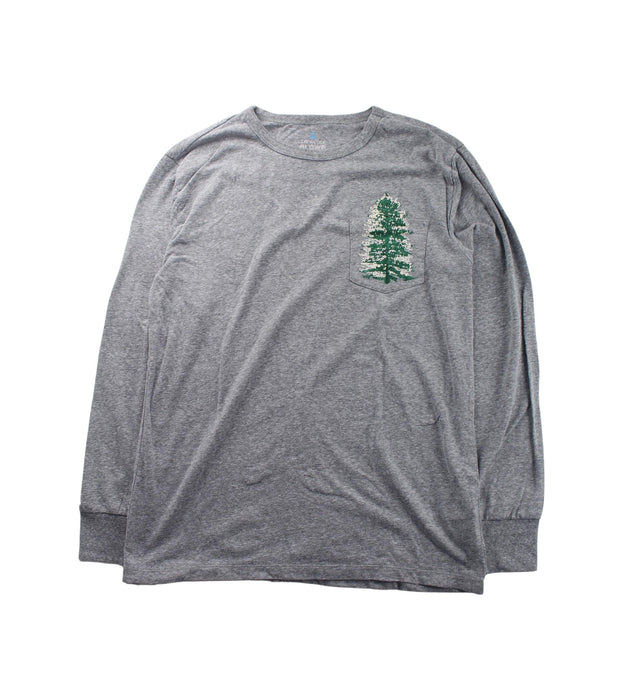 A Grey Long Sleeve T Shirts from Crewcuts in size 12Y for boy. (Front View)