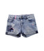 A Blue Shorts from Desigual in size 9Y for girl. (Front View)