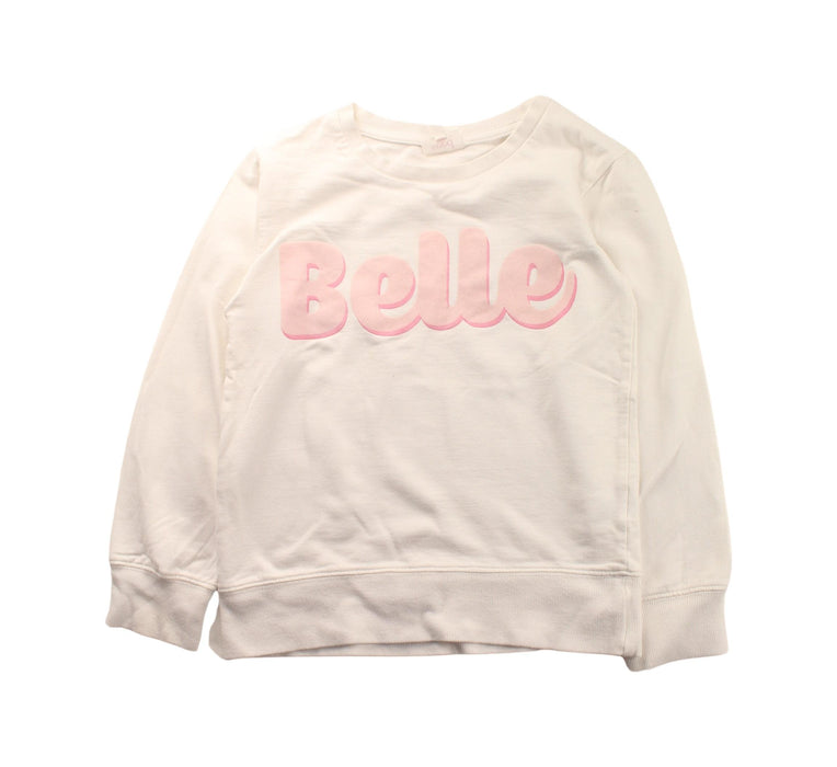 A White Crewneck Sweatshirts from Seed in size 9Y for girl. (Front View)