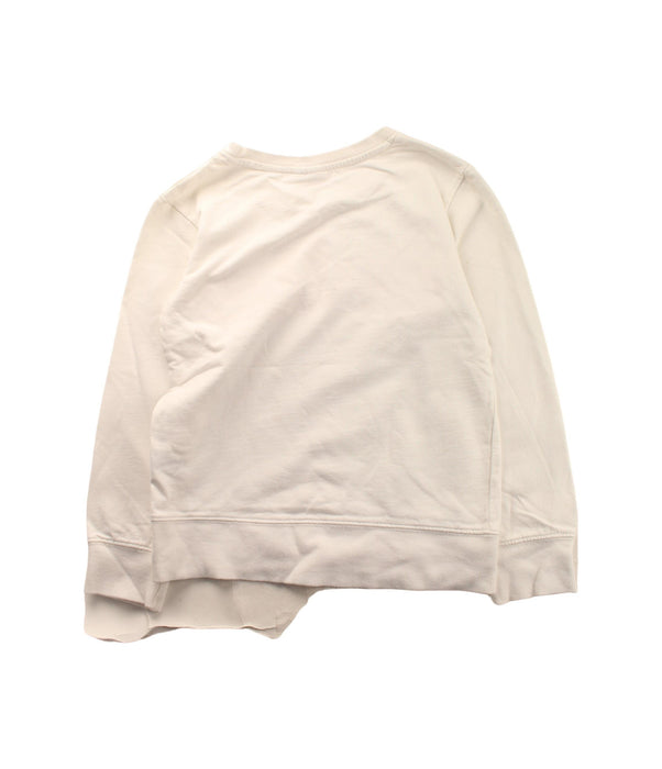 A White Crewneck Sweatshirts from Seed in size 9Y for girl. (Back View)