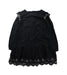 A Black Long Sleeve Dresses from Jacadi in size 6T for girl. (Front View)