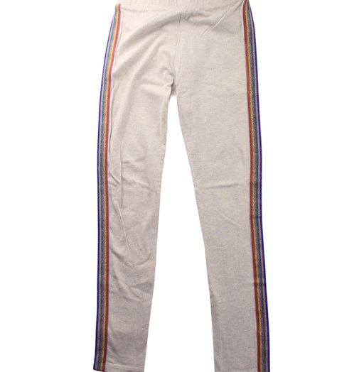 A White Leggings from Crewcuts in size 10Y for girl. (Front View)