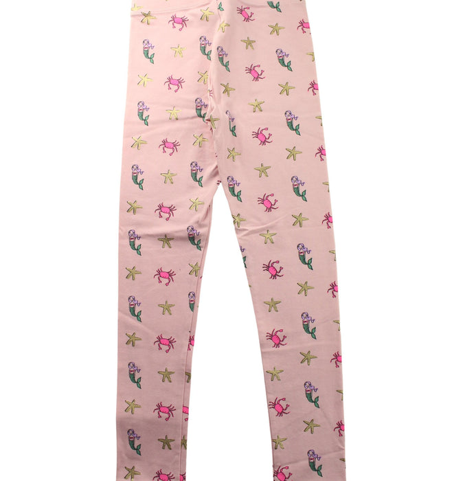 A Pink Leggings from Crewcuts in size 10Y for girl. (Back View)