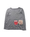 A Grey Long Sleeve T Shirts from Crewcuts in size 6T for girl. (Front View)