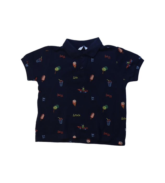 A Multicolour Short Sleeve Polos from Mayoral in size 4T for boy. (Front View)