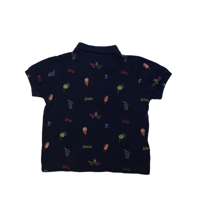 A Multicolour Short Sleeve Polos from Mayoral in size 4T for boy. (Back View)