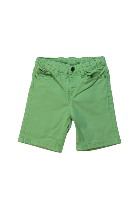 A Green Shorts from Mayoral in size 4T for boy. (Front View)