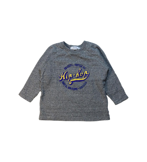 A Grey Crewneck Sweatshirts from Bonpoint in size 4T for boy. (Front View)