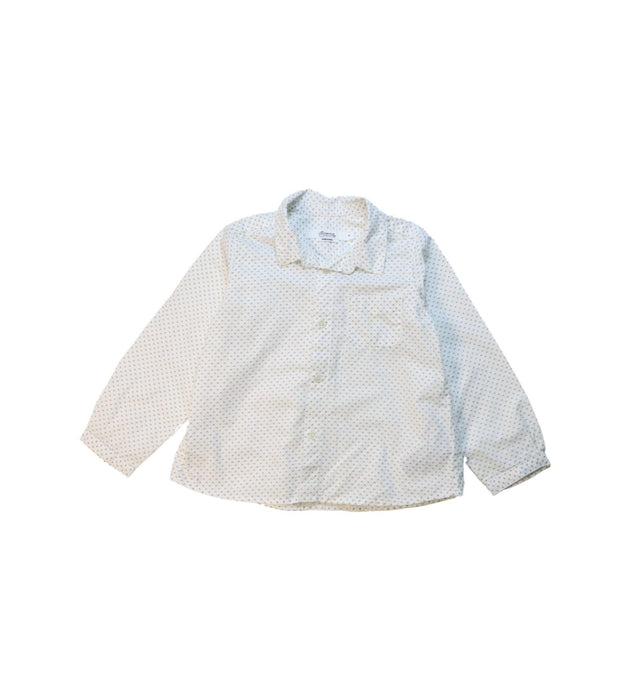 A White Long Sleeve Shirts from Bonpoint in size 3T for girl. (Front View)