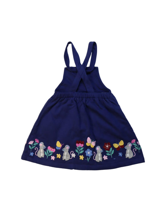 A Multicolour Overall Dresses from Jojo Maman Bébé in size 6-12M for girl. (Back View)