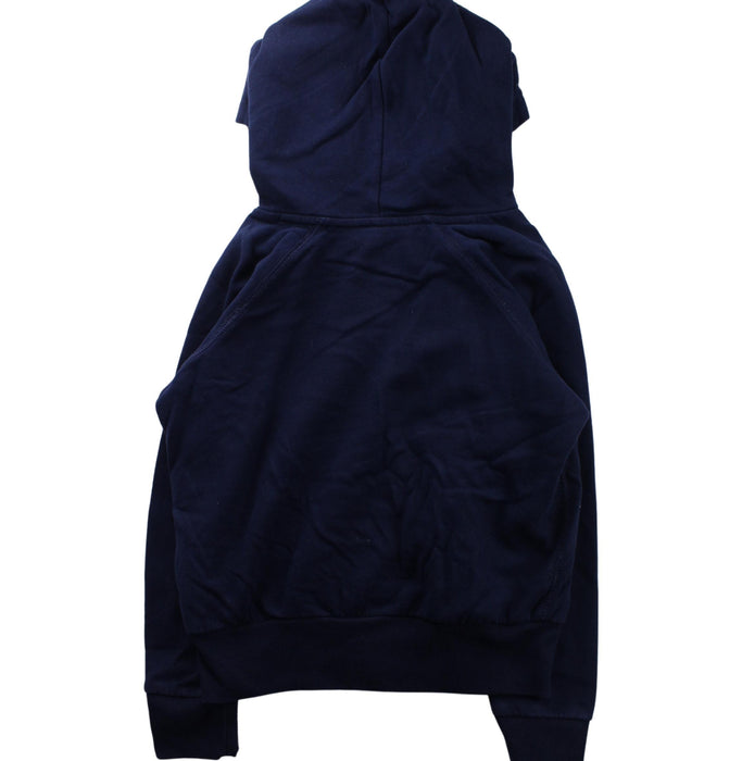 A Blue Hooded Sweatshirts from Polo Ralph Lauren in size 8Y for boy. (Back View)