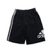 A Black Shorts from Adidas in size 10Y for boy. (Front View)