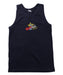 A Blue Sleeveless T Shirts from Petit Bateau in size 10Y for boy. (Front View)