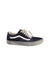 A Blue Sneakers from Vans in size 12Y for neutral. (Front View)