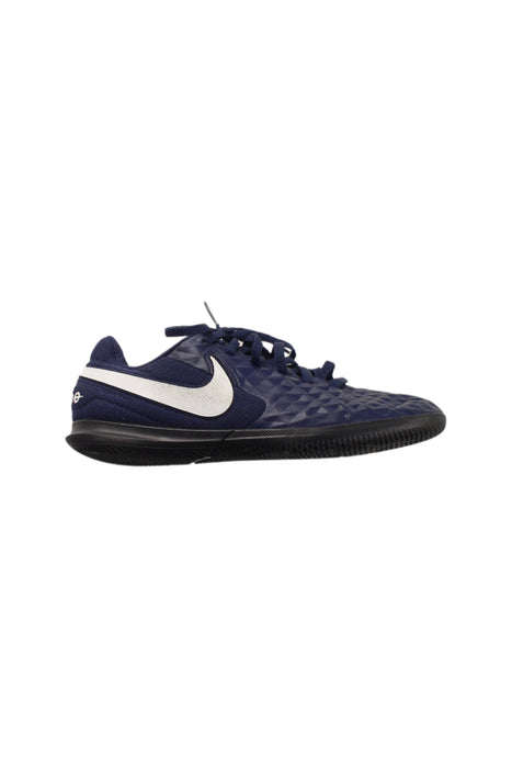 A Blue Sneakers from Nike in size 12Y for boy. (Front View)