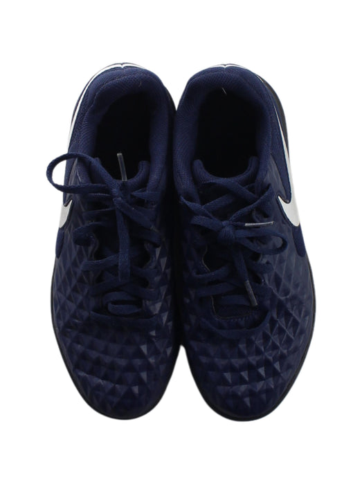 A Blue Sneakers from Nike in size 12Y for boy. (Back View)