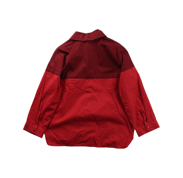 A Red Long Sleeve Shirts from COS in size 2T for girl. (Back View)