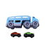 A Blue Cars Trucks Trains & Remote Control from Green Toys in size O/S for boy. (Front View)