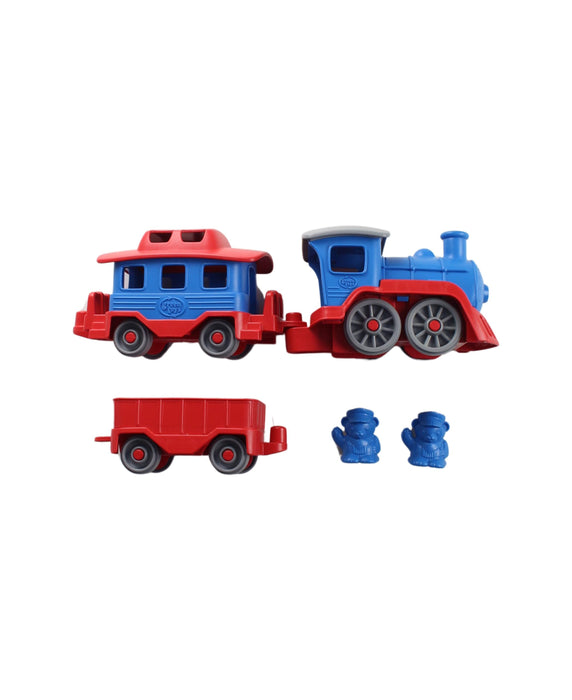 A Blue Cars Trucks Trains & Remote Control from Green Toys in size O/S for boy. (Front View)