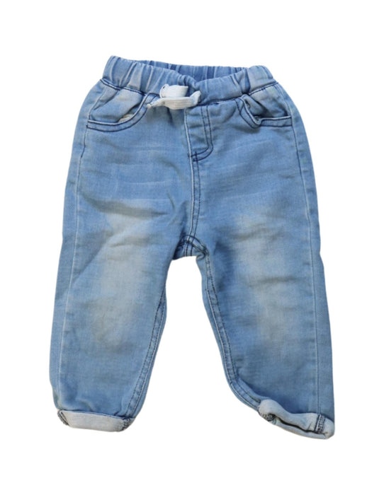 A Blue Casual Pants from Seed in size 6-12M for boy. (Front View)