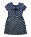 A Navy Short Sleeve Dresses from Guess in size 6T for girl. (Back View)