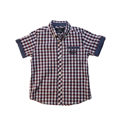 A Multicolour Short Sleeve Shirts from Chickeeduck in size 4T for boy. (Front View)