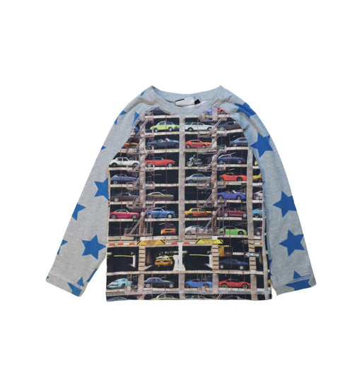 A Multicolour Long Sleeve T Shirts from Molo in size 5T for boy. (Front View)