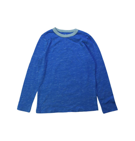 A Blue Long Sleeve T Shirts from Crewcuts in size 4T for boy. (Front View)