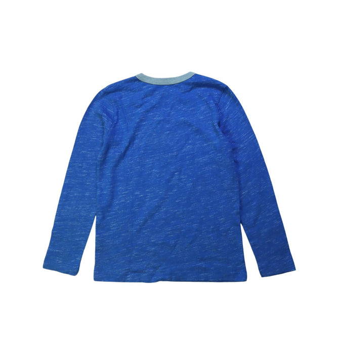 A Blue Long Sleeve T Shirts from Crewcuts in size 4T for boy. (Back View)