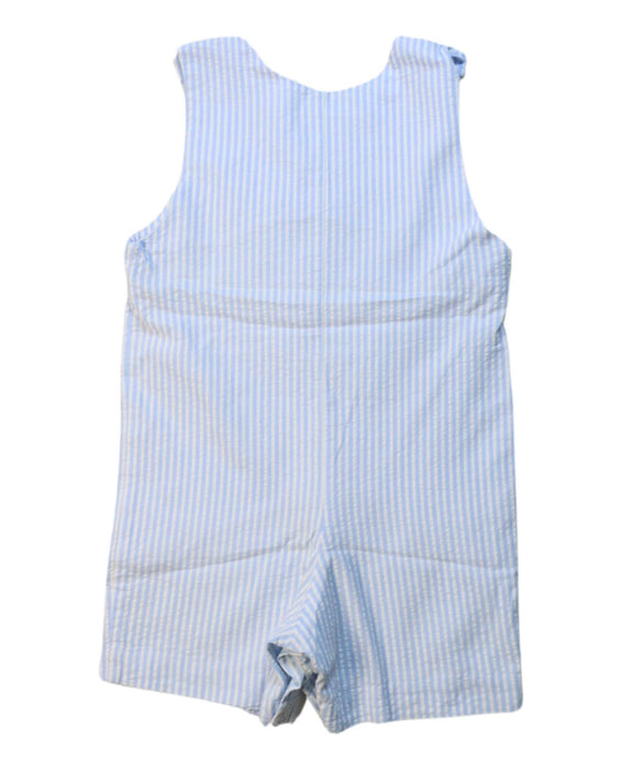 A White Sleeveless Rompers from Southern Sunshine in size 18-24M for boy. (Back View)