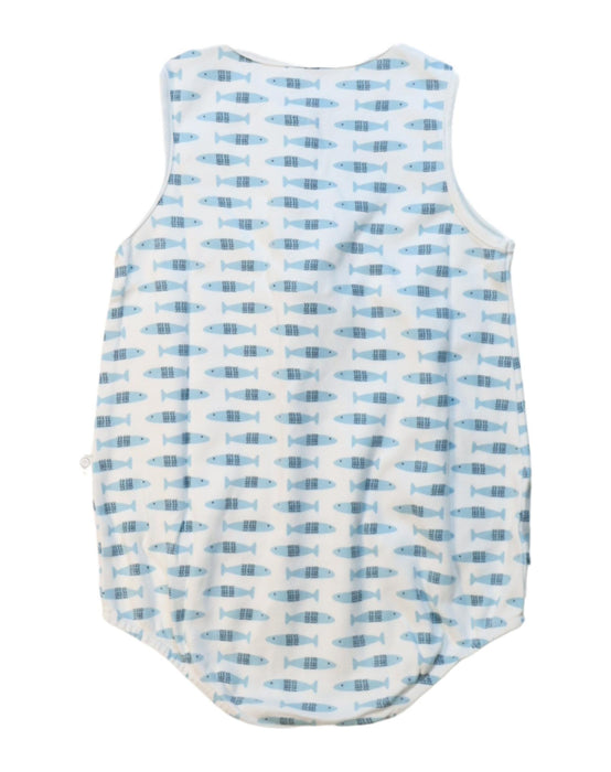 A Multicolour Sleeveless Bodysuits from Mori in size 12-18M for boy. (Back View)