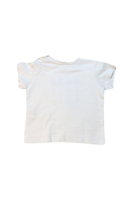 A White Short Sleeve T Shirts from Gocco in size 12-18M for boy. (Back View)