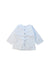 A Blue Long Sleeve Shirts from Petit Bateau in size 18-24M for girl. (Back View)