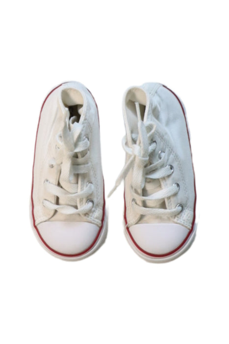 A White Sneakers from Converse in size 18-24M for neutral. (Back View)