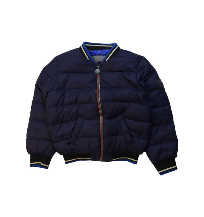 A Multicolour Puffer/Quilted Jackets from Bonpoint in size 4T for boy. (Front View)