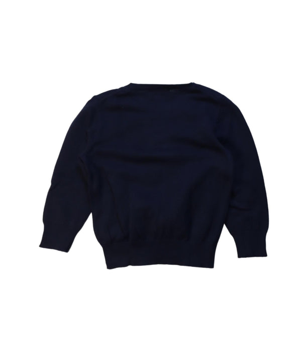 A Navy Knit Sweaters from Polo Ralph Lauren in size 3T for boy. (Back View)