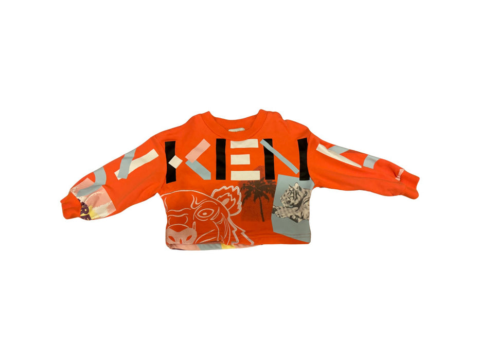 A Orange Crewneck Sweatshirts from Kenzo in size 2T for neutral. (Front View)