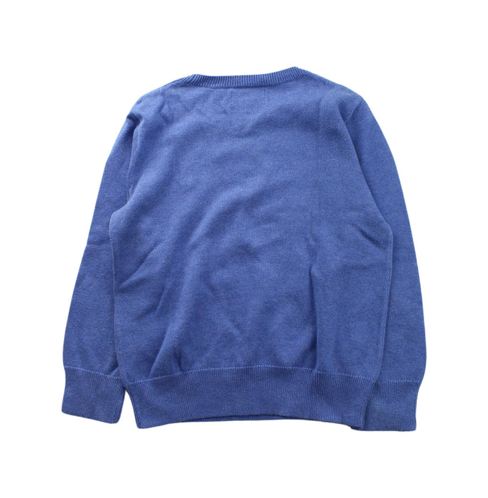 A Blue Knit Sweaters from Polo Ralph Lauren in size 4T for boy. (Back View)