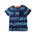 A Blue Short Sleeve T Shirts from Baker by Ted Baker in size 4T for boy. (Front View)