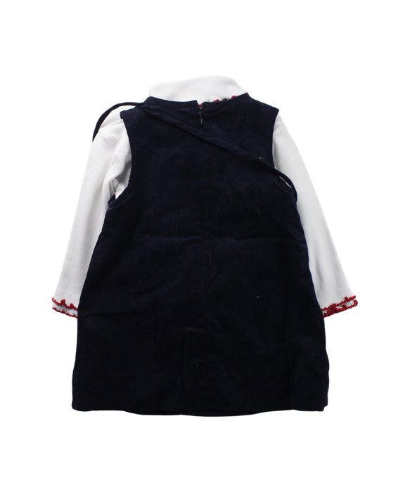 A Blue Long Sleeve Dresses from Florence Eiseman in size 2T for girl. (Back View)