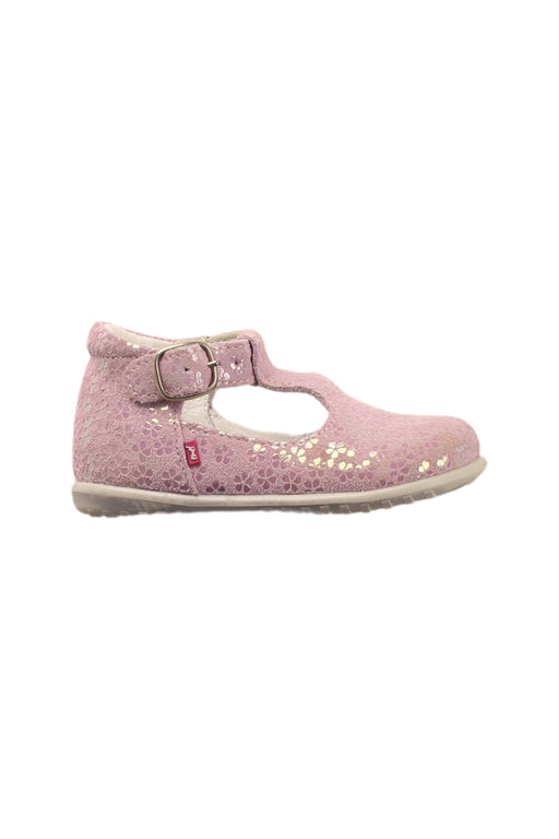 A Pink Flats from Emel in size 12-18M for girl. (Front View)